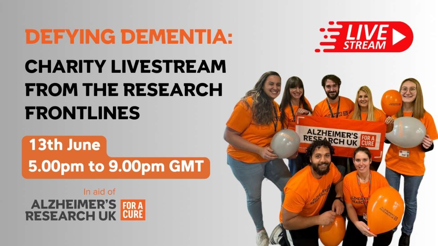 Defying Dementia Charity Livestream From The Research Frontlines