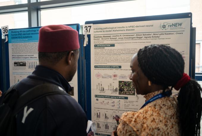A mix of research and technique posters were presented