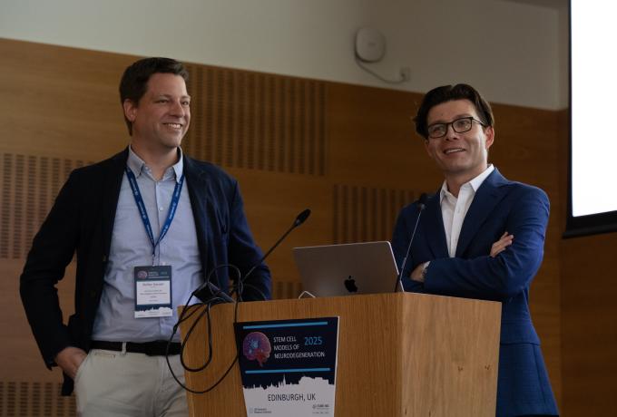 Prof Sergiu Pasca on stage at SCMND 2025