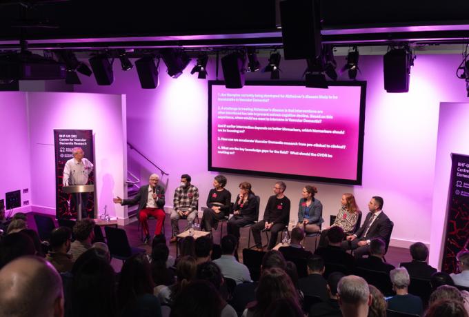 A panel at the CVDR launch event