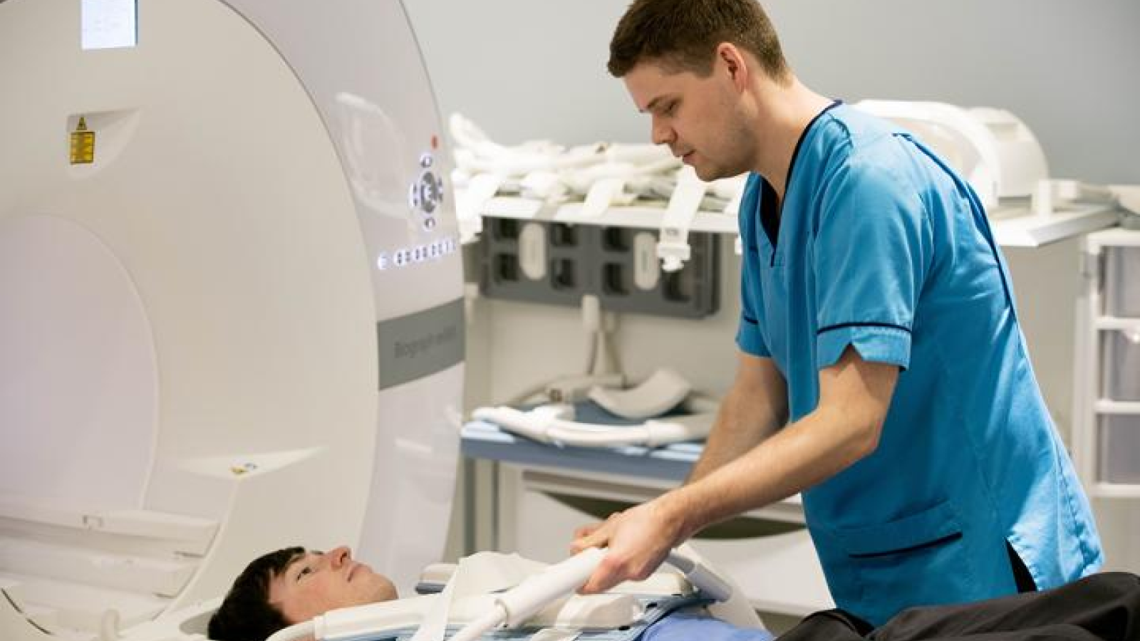 MRI imager with a patient - Jean Balchin