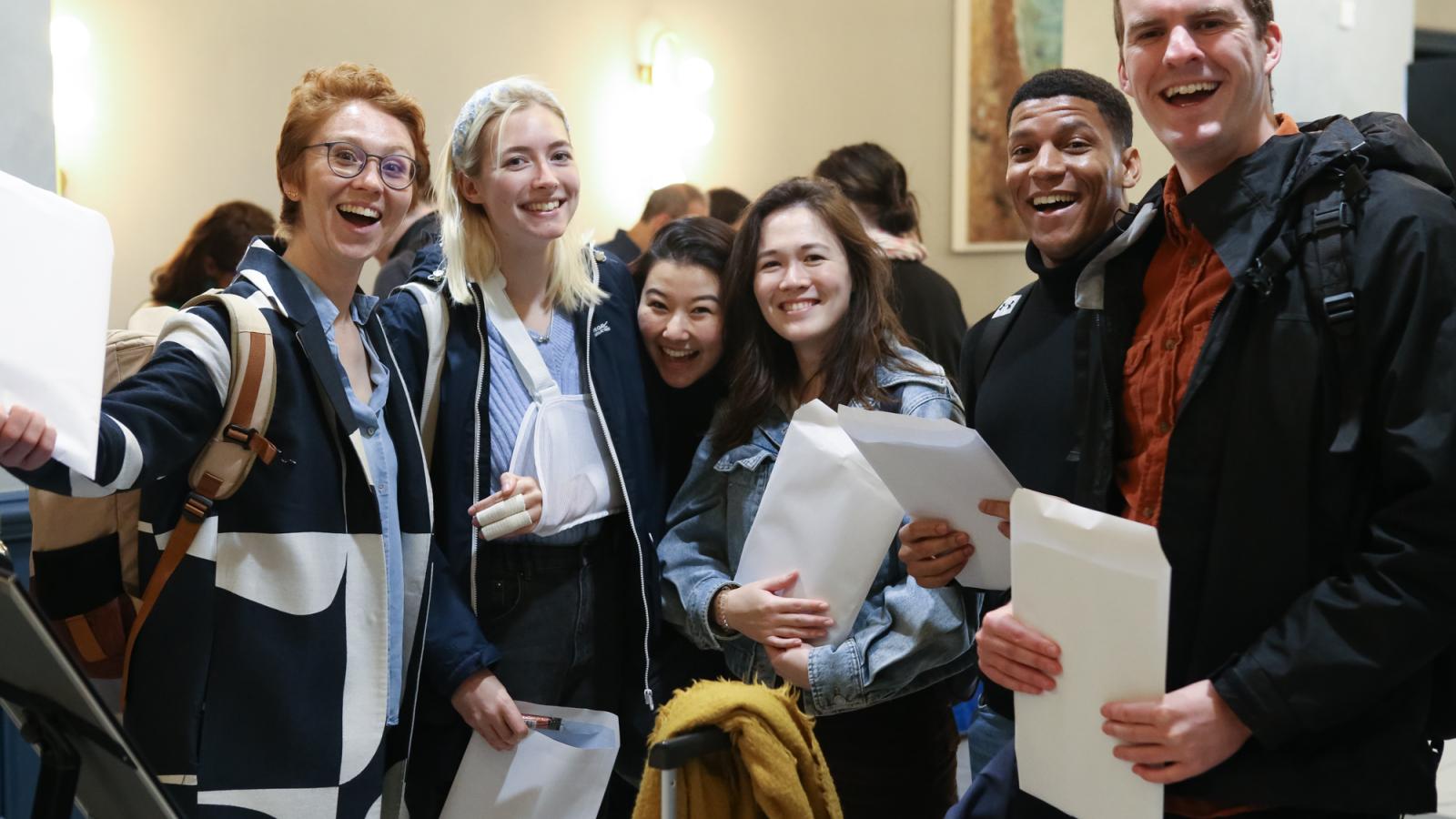 ECRs posing for a photo at the conference