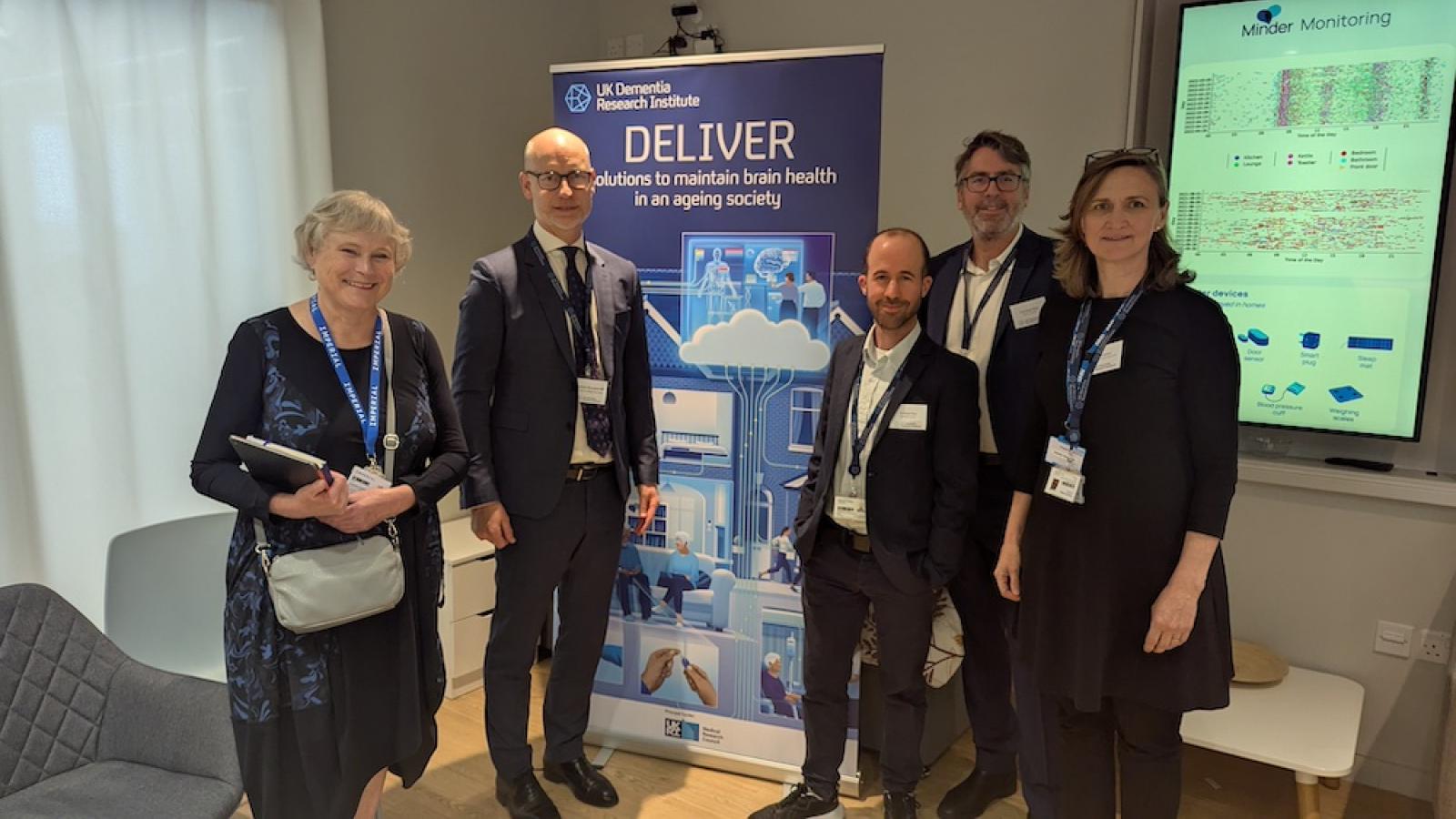 Minister Stephen Kinnock meets UK DRI researchers in the Living Lab