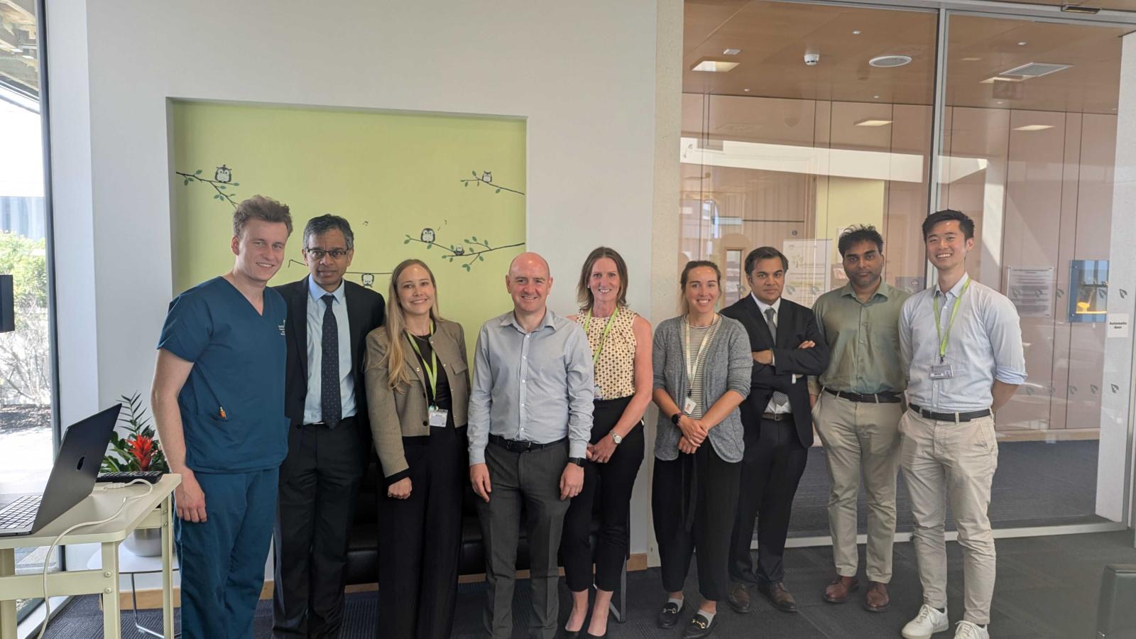 Frank McNally group photo