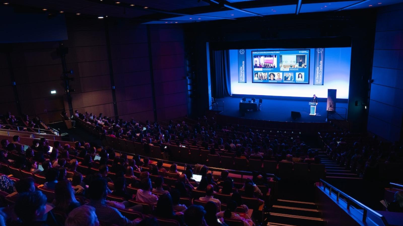 Connectome auditorium audience