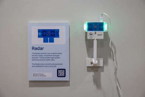 Technology showing a radar device prototype