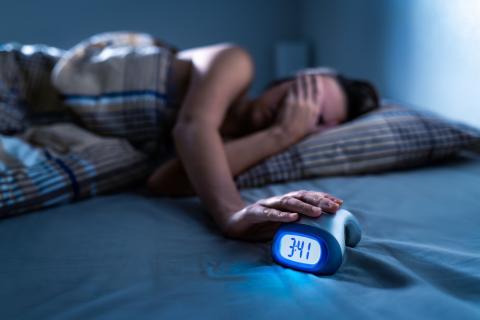Person with insomnia