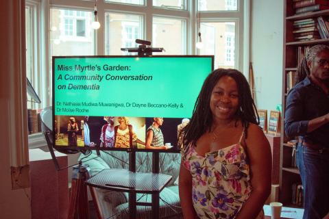 Nathasia at the Black Communities on Dementia event