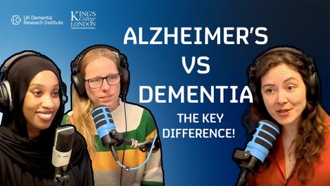 Podcast thumbnail Alzheimer's vs dementia