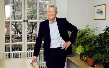 Prof Nick Fox in his office at UK DRI at UCL