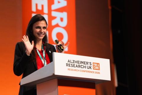 Dr Maura Malpetti at the ARUK conference