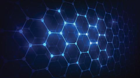 Blue Hexagons