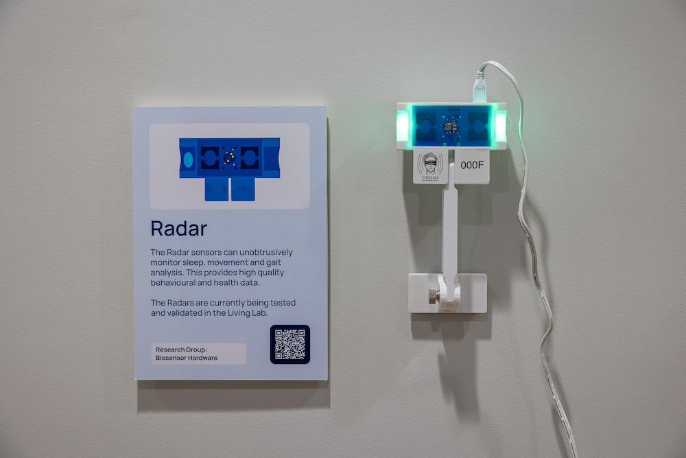 Networked radar for sensing health and activity of people living with dementia. Credit: Constandinou Lab
