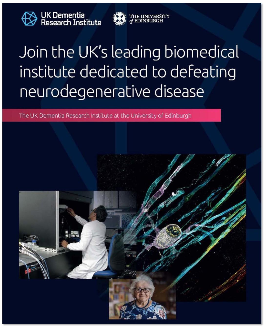 Front cover of brochure for UK DRI at Edinburgh