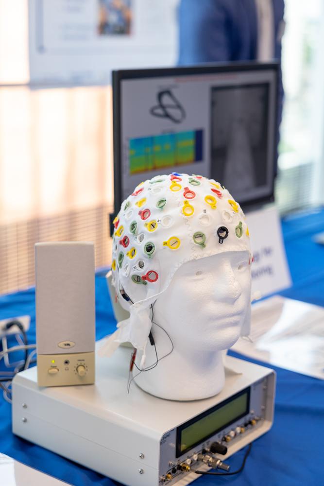 EEG cap on model