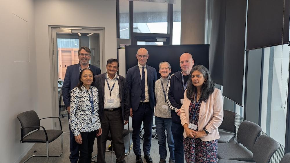 The Minister spoke with Jyoti and Edith, participants in UK DRI research