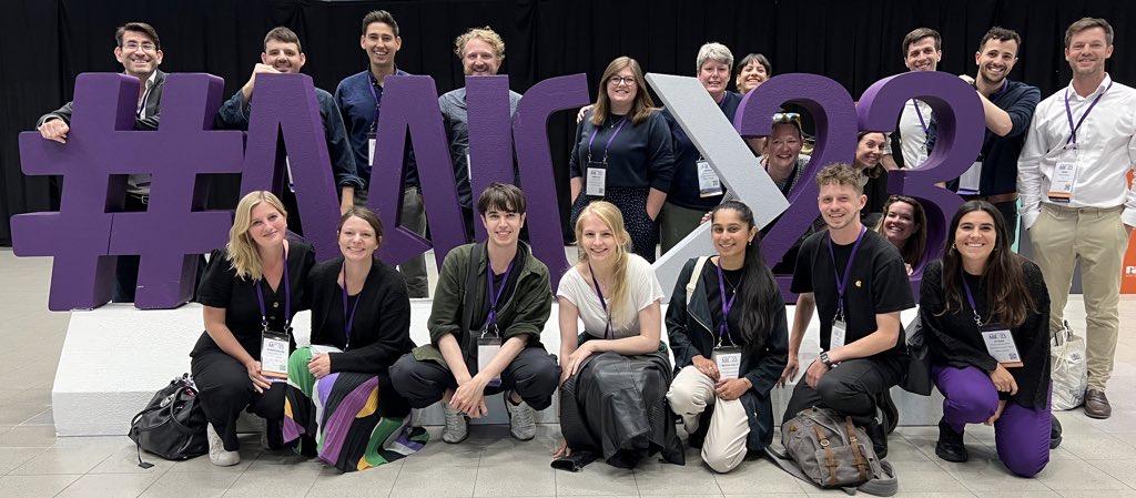 Members of the Schott Lab at AAIC 2023