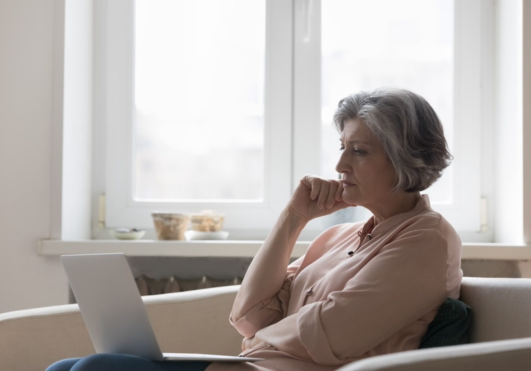 Older Lady Concerned Shutterstock Fizkes